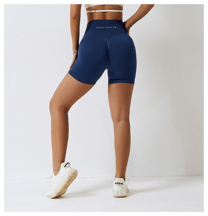 High Waist Seamless Sports Shorts