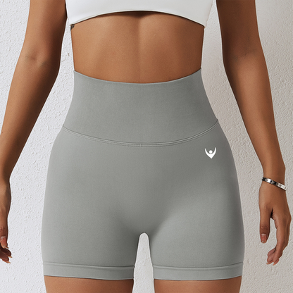 High Waist Seamless Sports Shorts