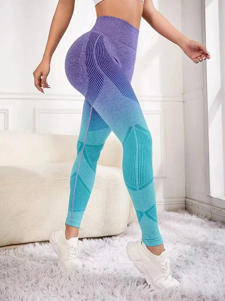 Gradient Seamless Push Up Leggings - Ngu activewear