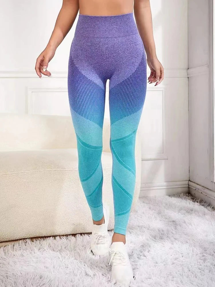 Gradient Seamless Push Up Leggings - Ngu activewear