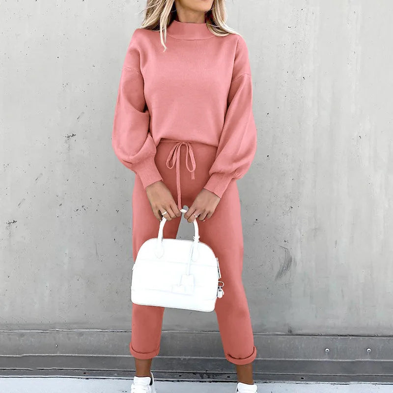 Loungewear Sweatshirt and Joggers Set