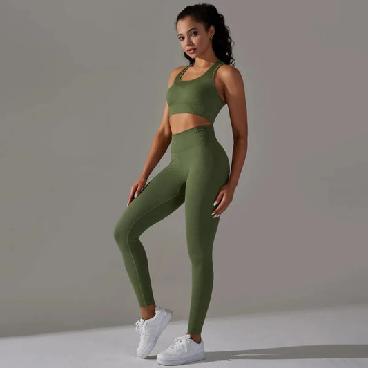 Seamless Running High Waist Leggings Gym Wear - Ngu activewear