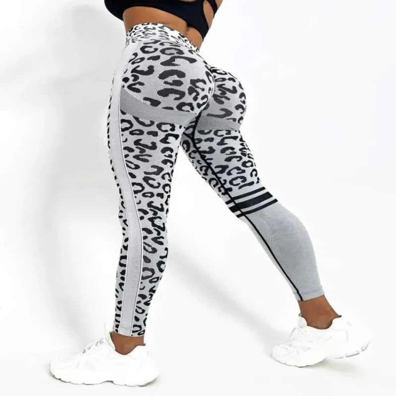 Women Leopard Seamless Yoga Pants - Ngu activewear